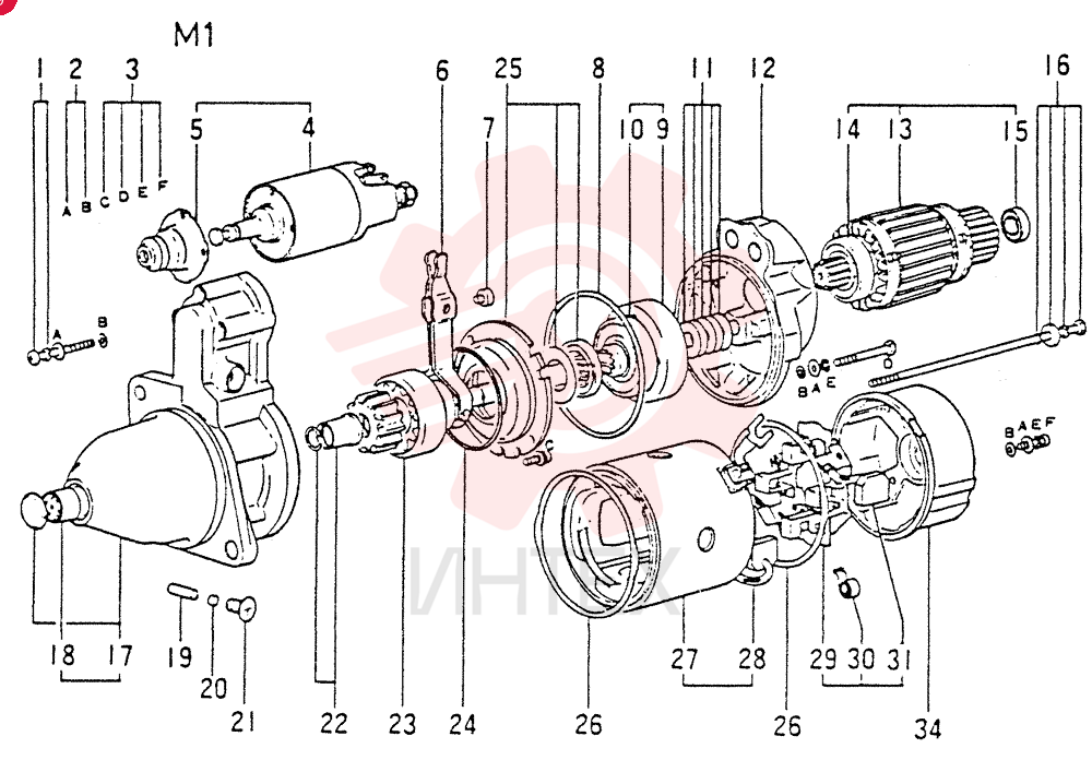 STARTER MOTOR VAME039950 (2)