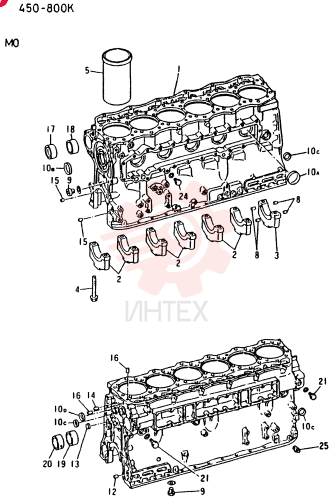 CRANKCASE ASSY 6D16,16T,M12 MOUNTING