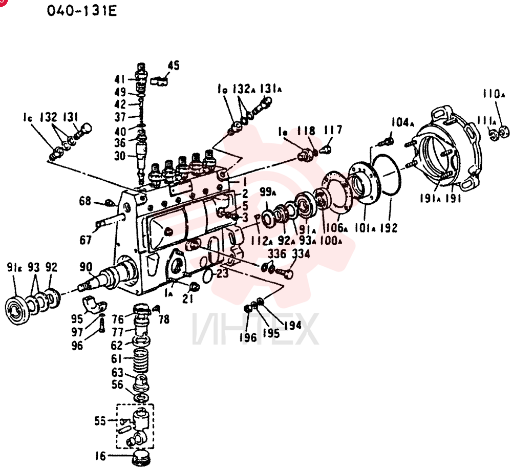 INJECTION PUMP,INNER PARTS(M1)