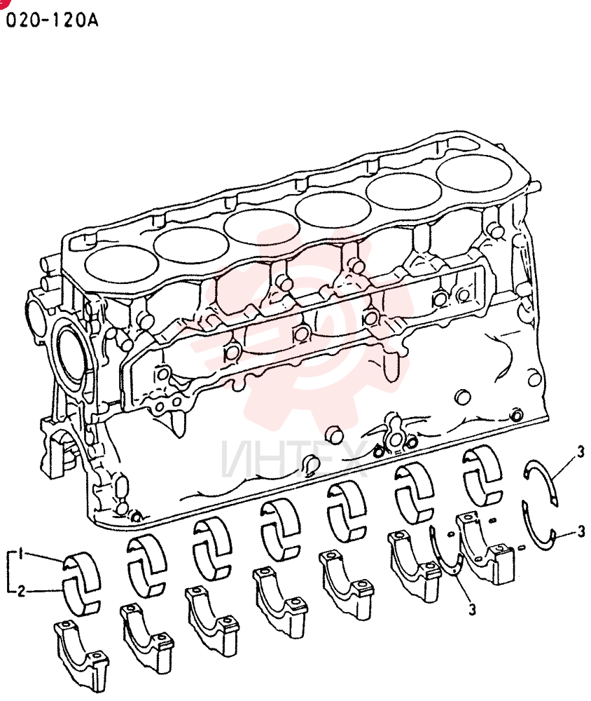 SET OF STD MAIN BRGS VAME999199