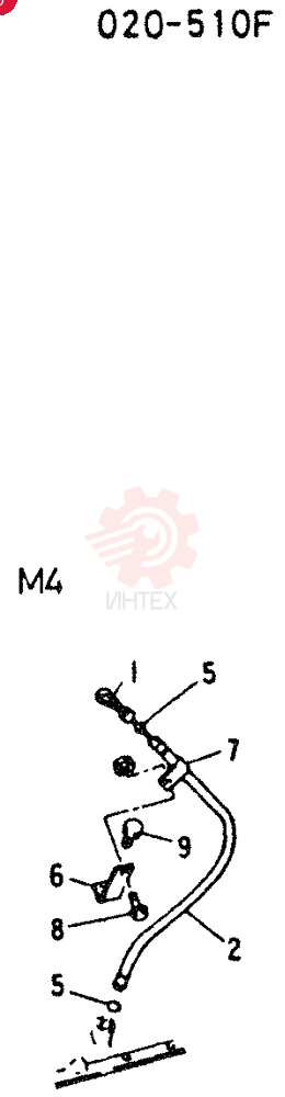 Схема (6D15-T) - MITSUBISHI DIESEL ENGINE - K909 II & K909LC II EXCAVATORS (1/87-12/06) VAME940035