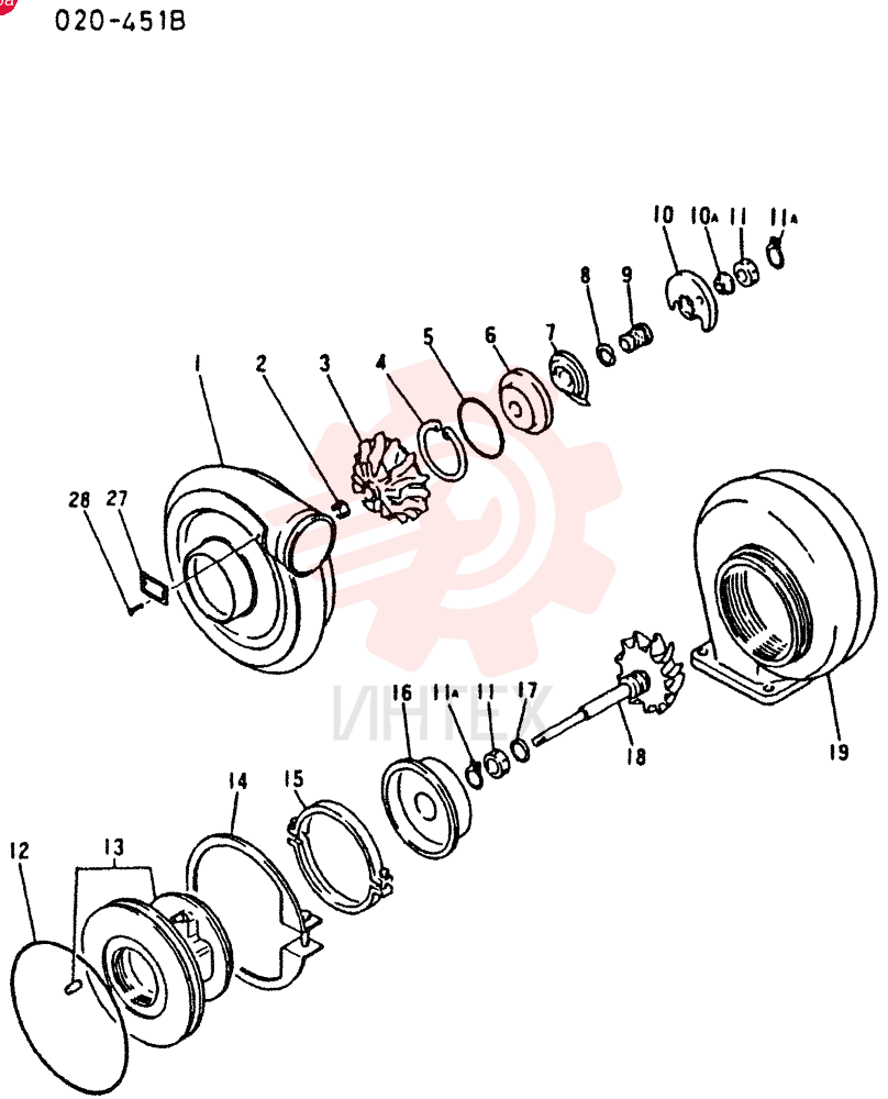 TURBOCHARGER VAME047102 (2)