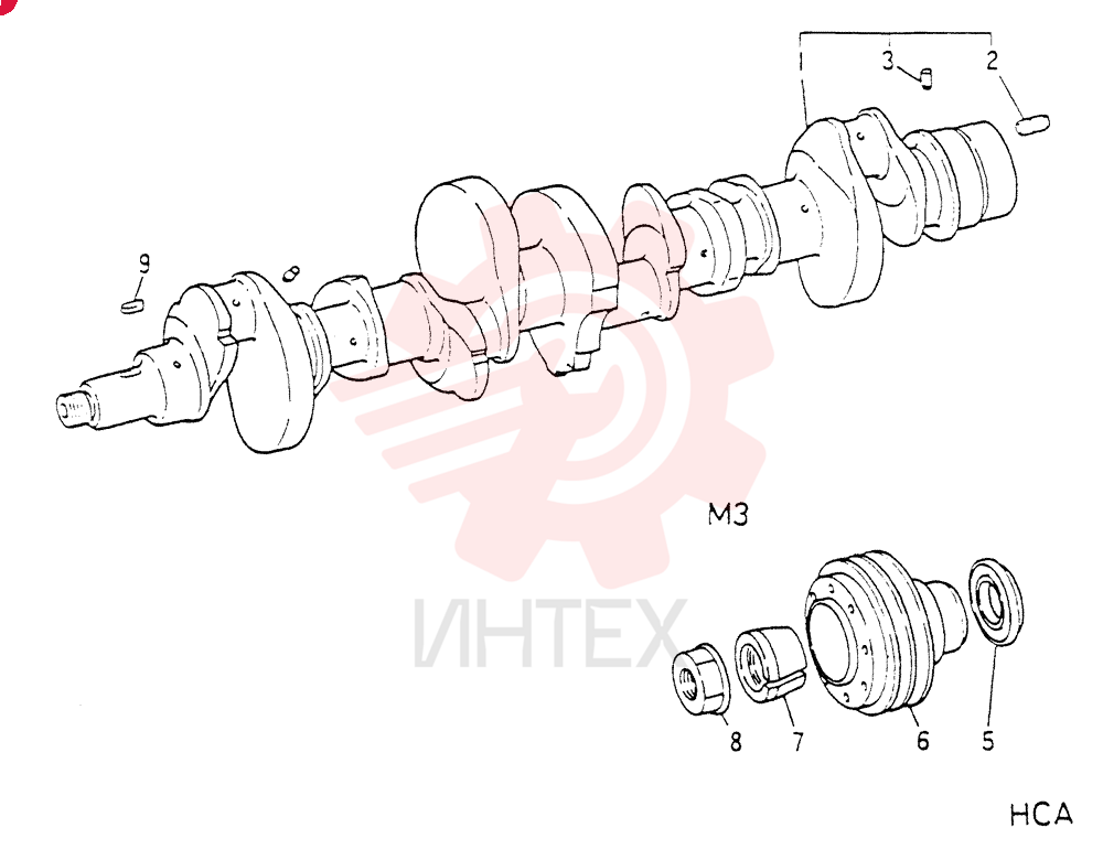 CRANKSHAFT   ASSY VAME047022