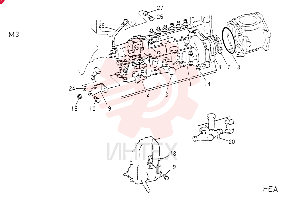 INJECTION PUMP GENERAL ASSY VAME038929