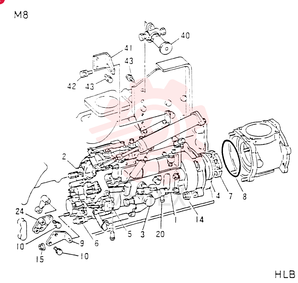 INJECTION PUMP GENERAL ASSY VAME047340