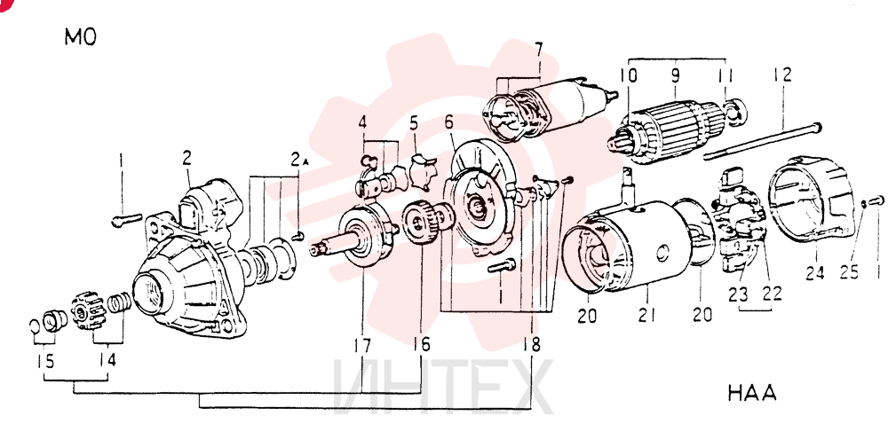 STARTER MOTOR VAME037636 (2)