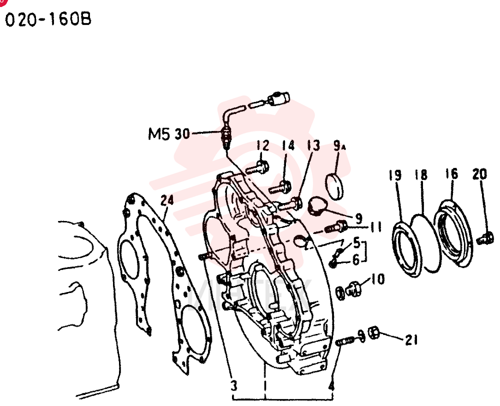 FLYWHEEL   HOUSING  ASSY M10X1.5,FOR M0 ONLY