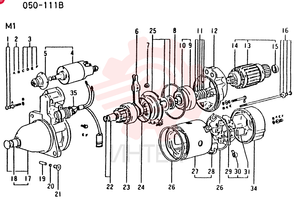 STARTER (INNER PARTS) (M0)
