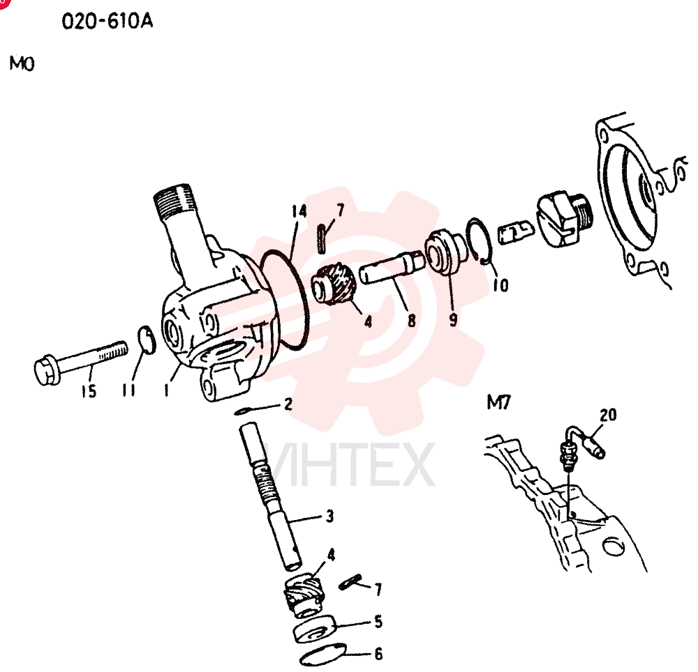 TACHOMETER DRIVE ASSY M22X1.5,FOR M0 ONLY