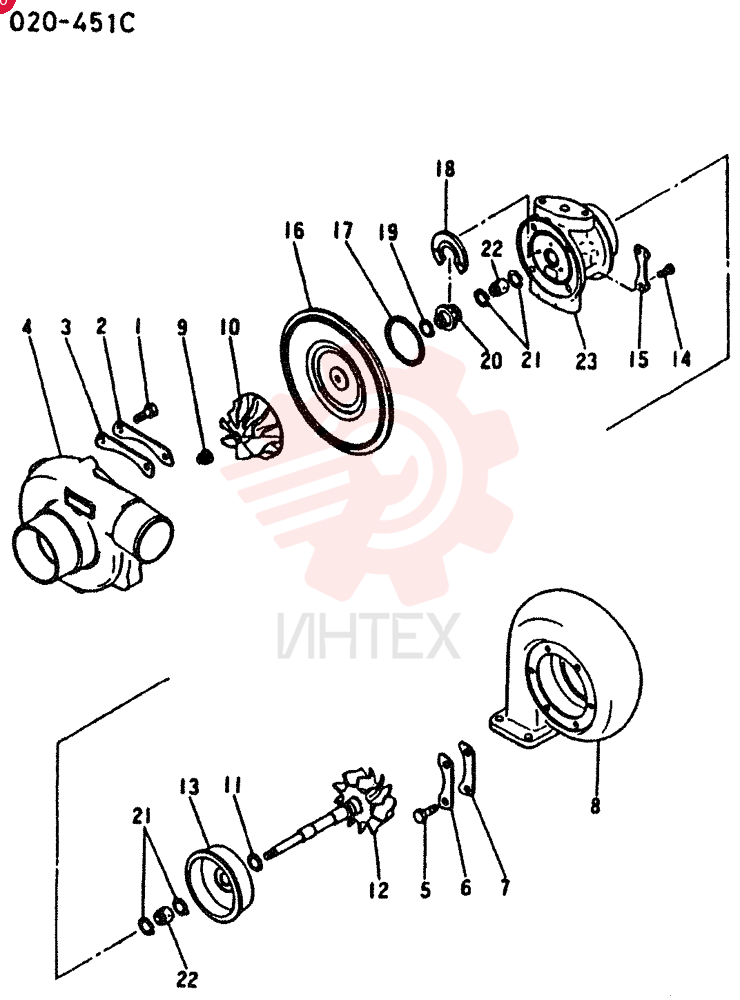 TURBOCHARGER VAME070486 (2)