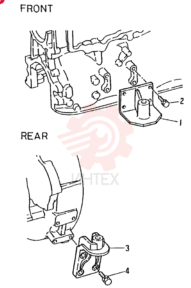 BRACKET, MOUNTING FR