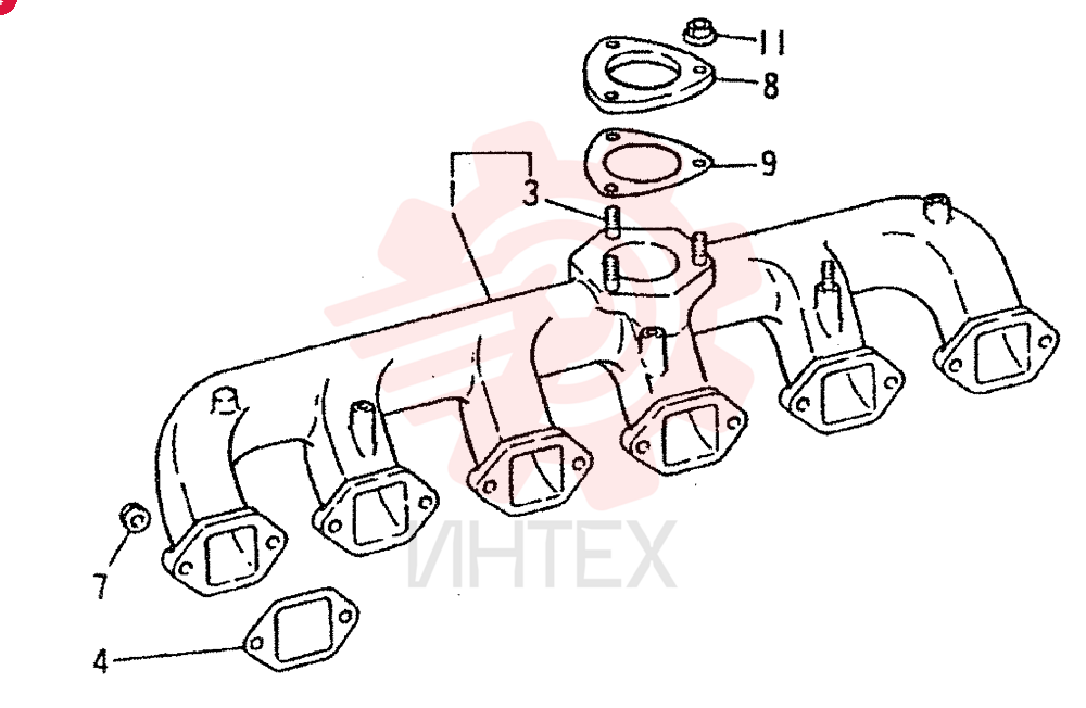 EXHAUST MANIFOLD ASSY