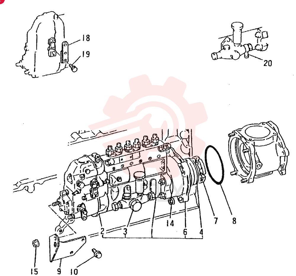 INJECTION PUMP GENERAL ASSY VAME070246