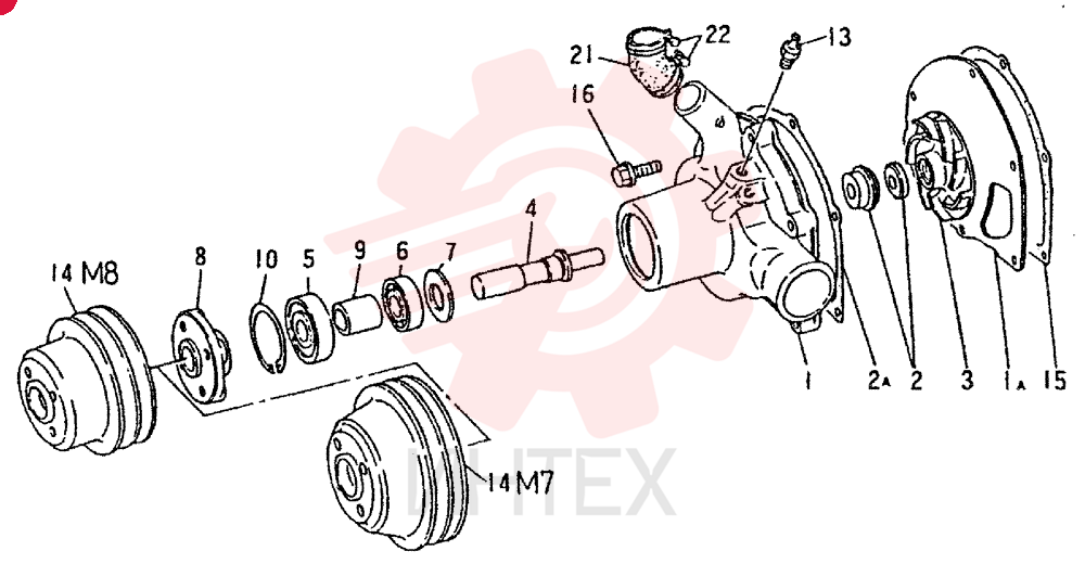 WATER PUMP VAME047422