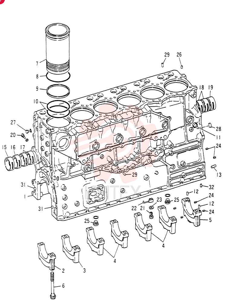 CYLINDER BLOCK, M1
