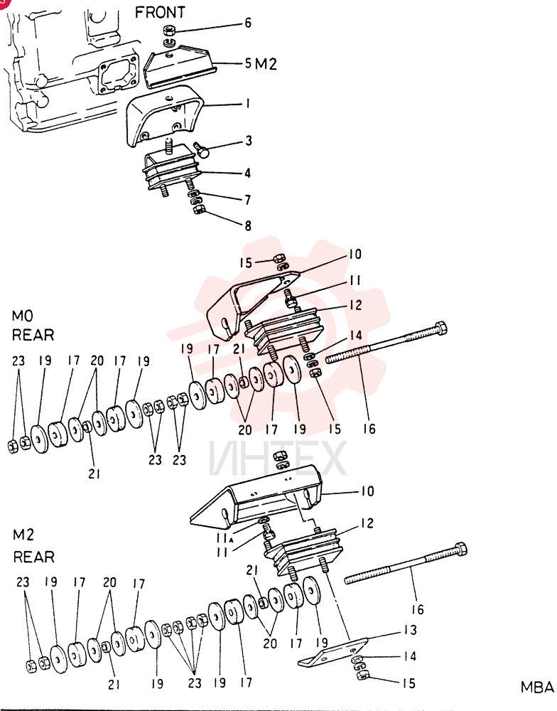 ENGINE SUPPORT(M2)