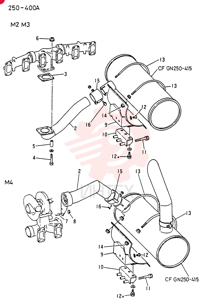 EXHAUST PIPE(M4)