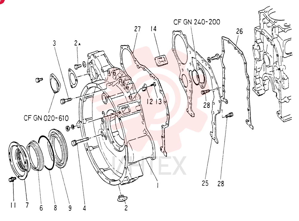 FLY WHEEL HOUSING, M3