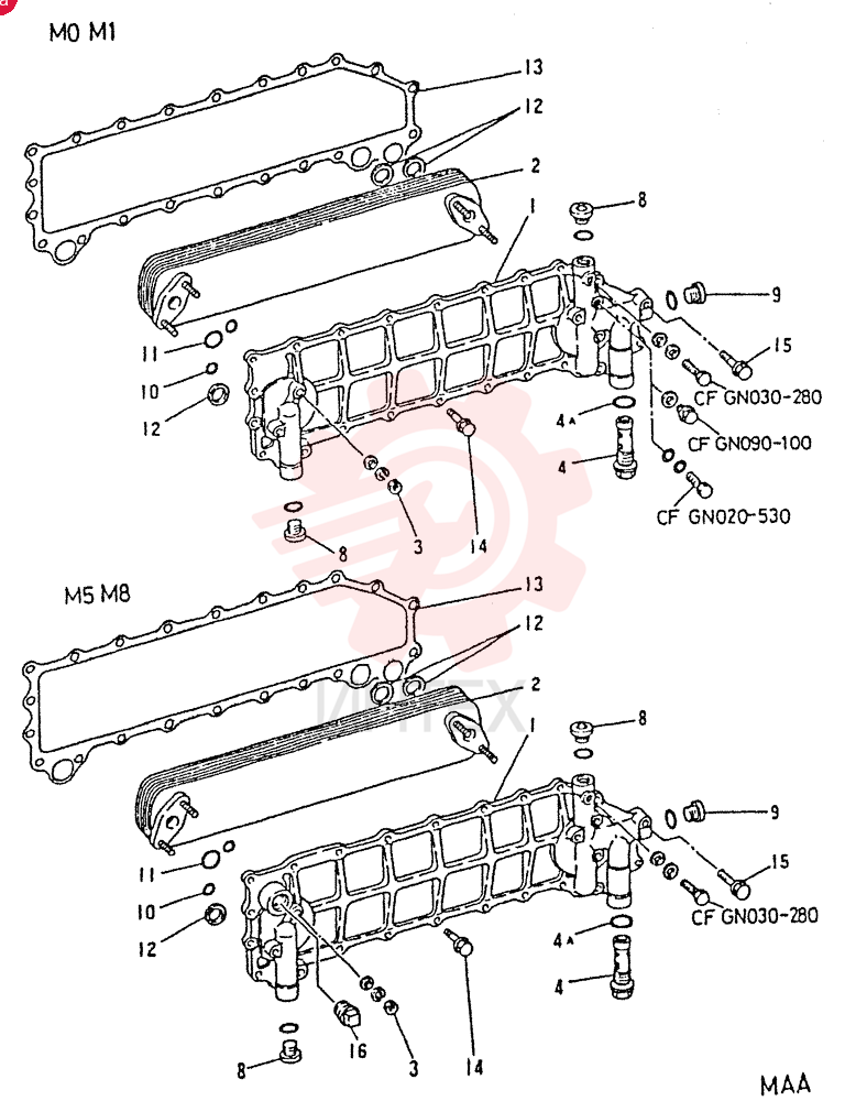 OIL COOLER VAME054547