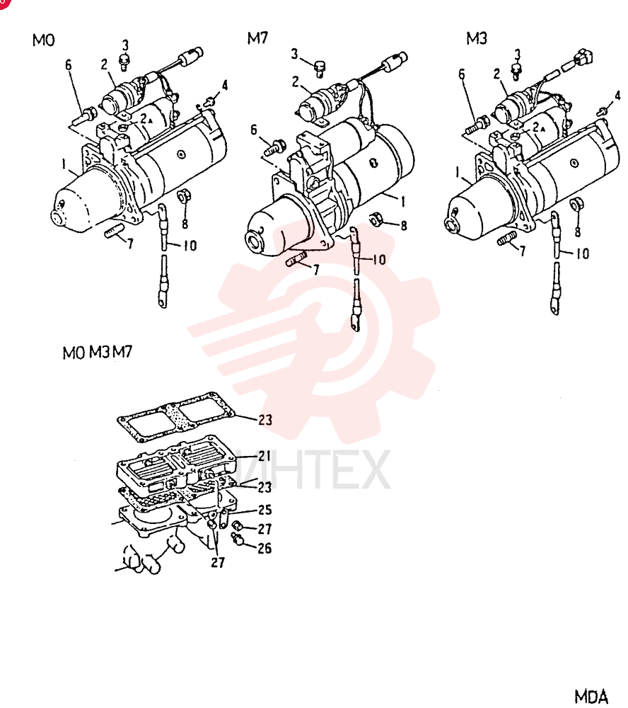STARTER MOTOR VAME057990 (3)