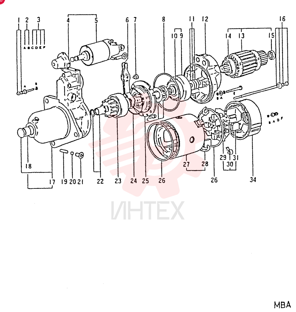 STARTER MOTOR VA3096603010 (3)