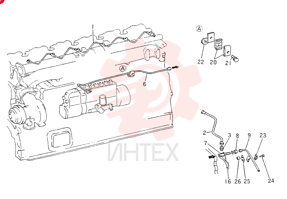FUEL RETURN SYSTEM(M5) 6D221CZ-KS0A