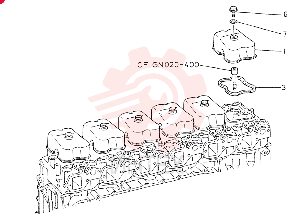 ROCKER COVER, M0