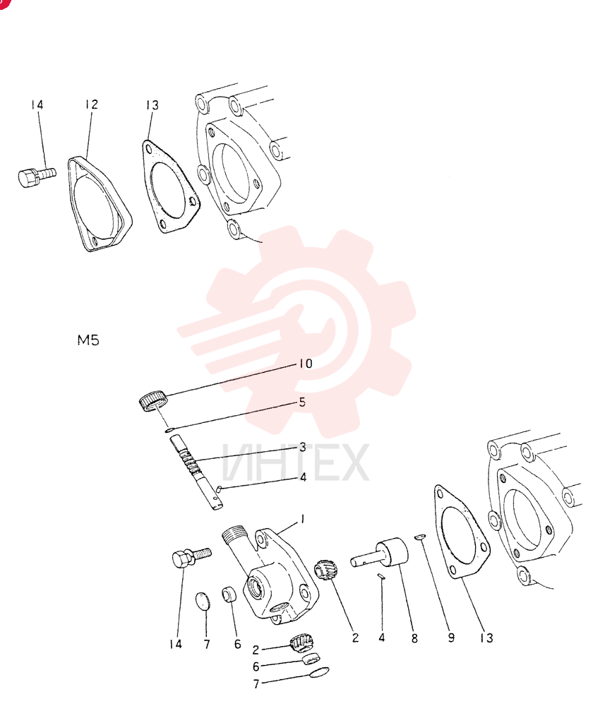 TACHOMETER  GEAR(M5)