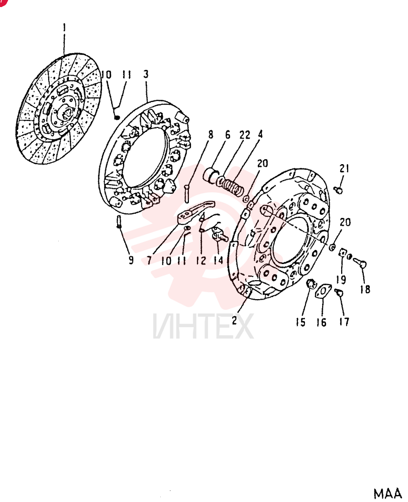 CLUTCH DISC VAME550111