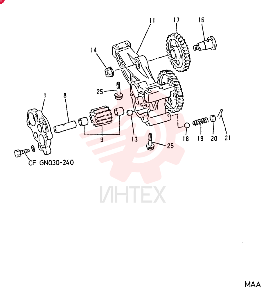 ENGINE OIL PUMP VAME054157