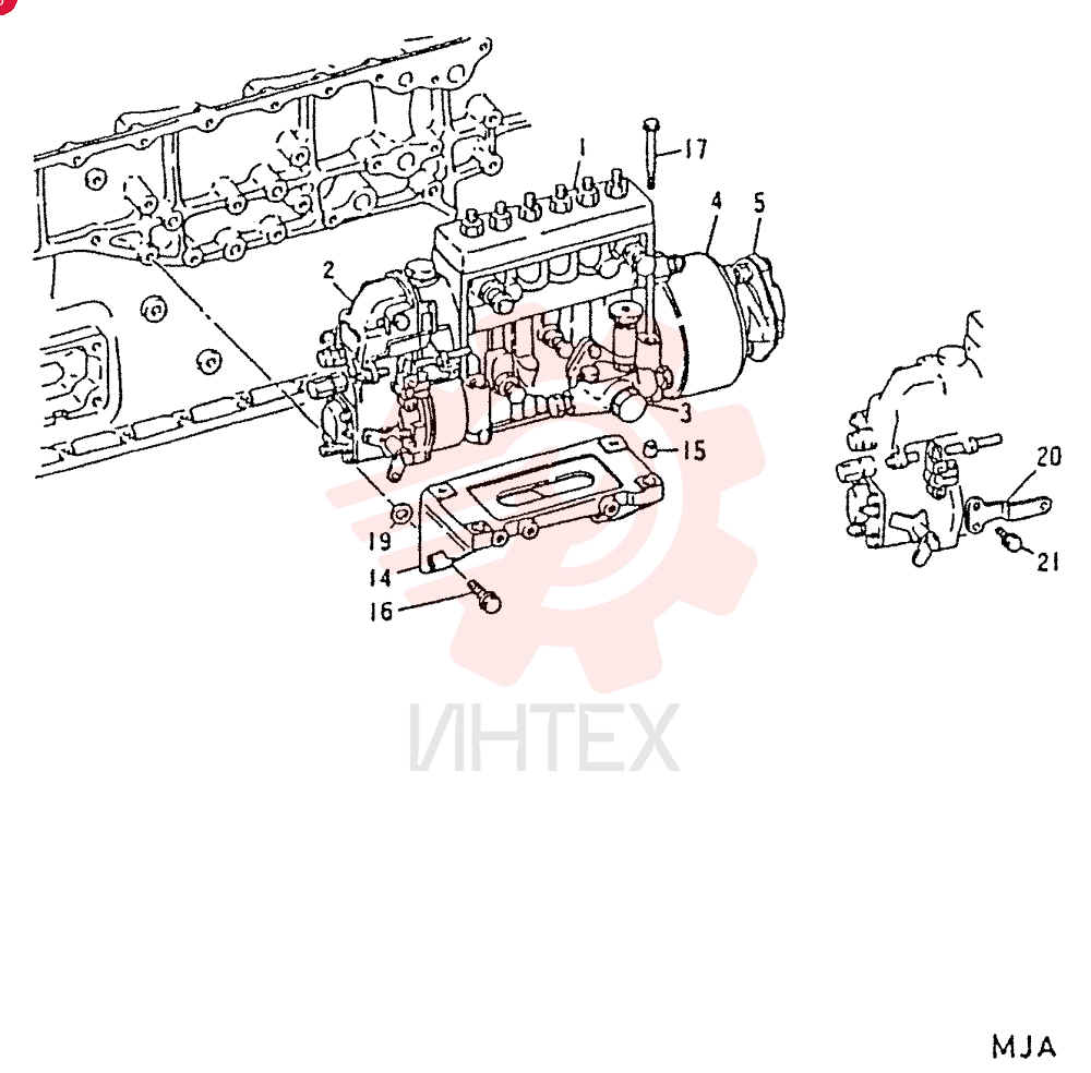 INJECTION PUMP GENERAL ASSY, (DKC 1066717820)