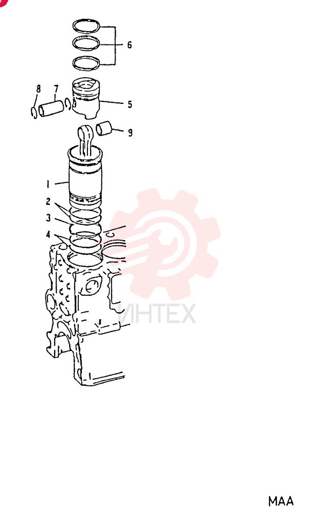 LINER, ENGINE CYLIND VAME997018