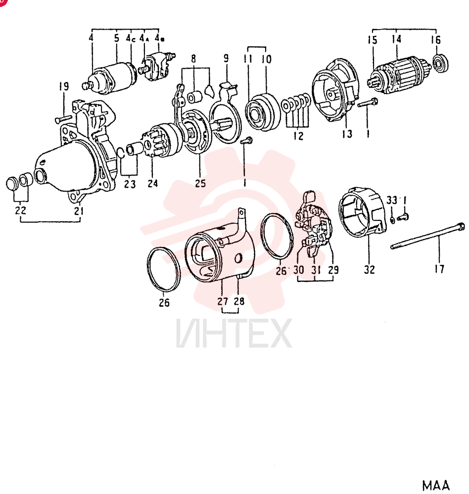 STARTER MOTOR VAME057990 (3)