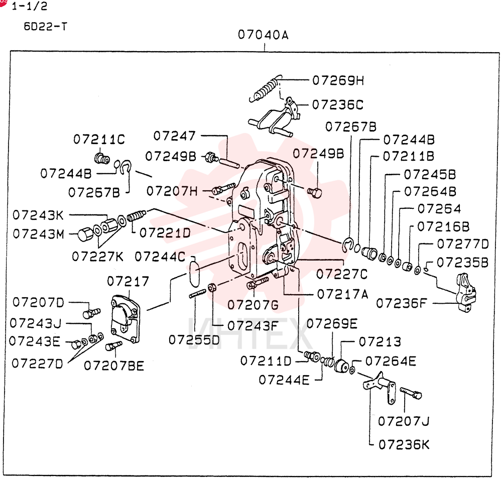 GOVERNOR ASSY, INJECTION PUMP, 9107-1- 6D221 CTYJ1Y000 CTYJ1Y111, RSV VAME730780 (1)