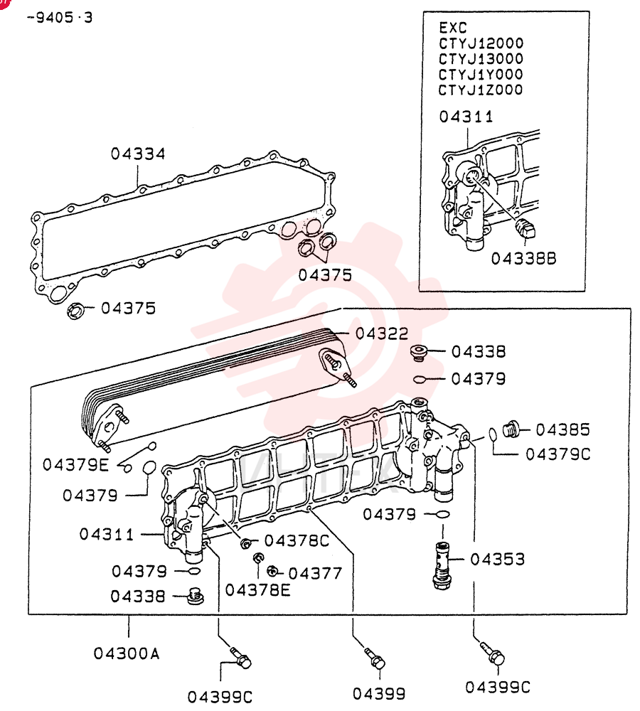 OIL COOLER VAME054547 (1)