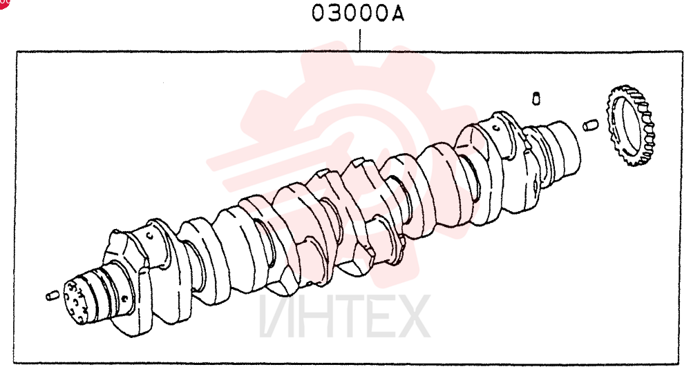 Схема (6D22-T) - MITSUBISHI DIESL ENGINE - SK EXCAVATORS (1/06-12/06) VAME999368