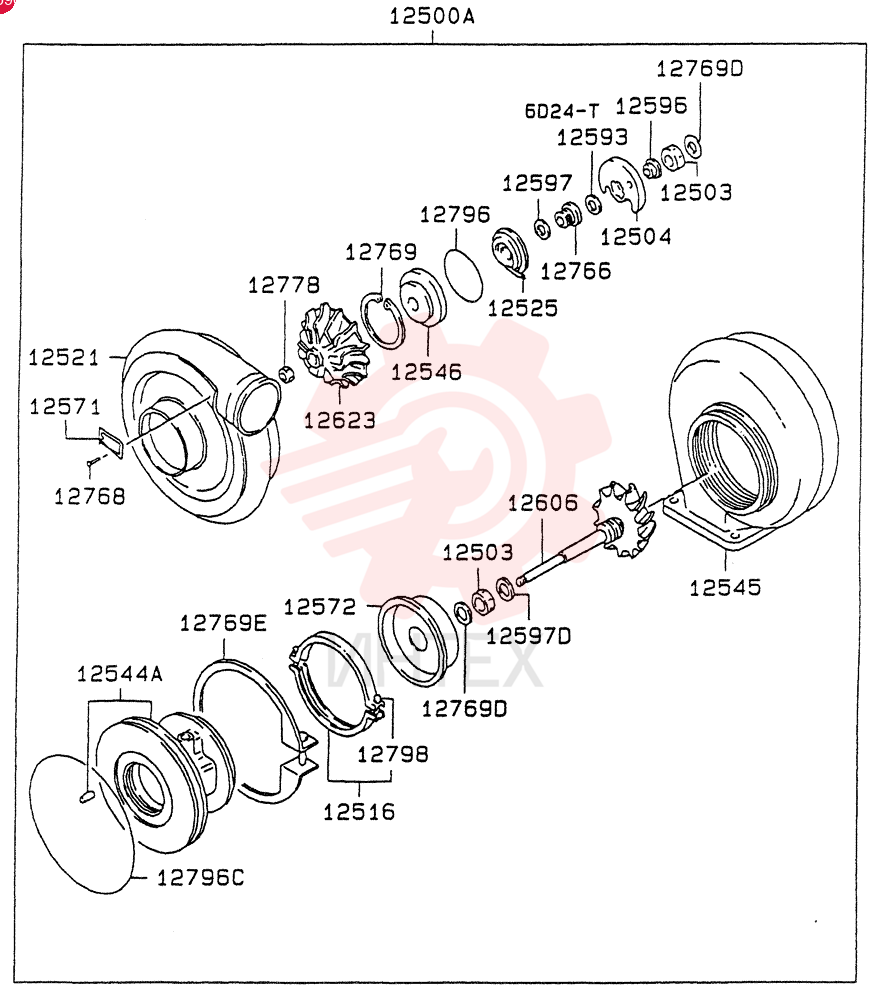 TURBOCHARGER VAME157416 (2)