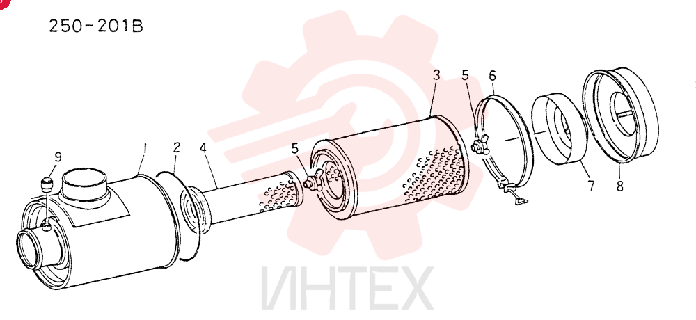 AIR CLEANER (INNER PARTS)(M2)