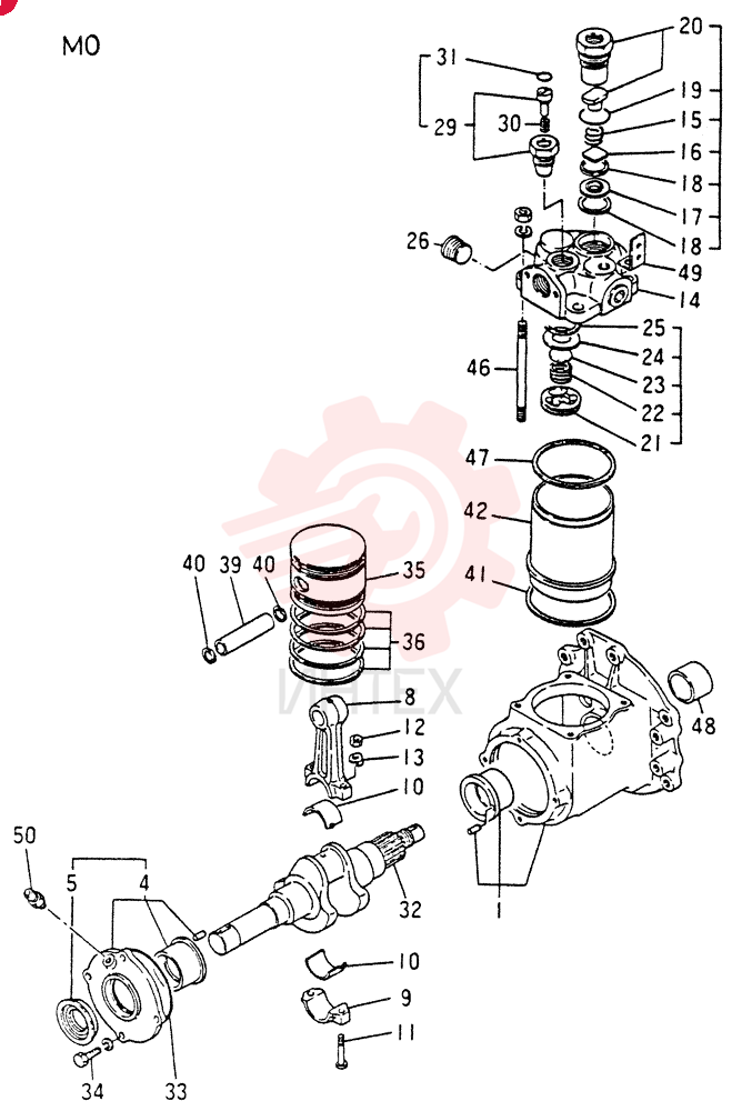 AIR  COMPRESSOR (INNER PARTS)(M0)