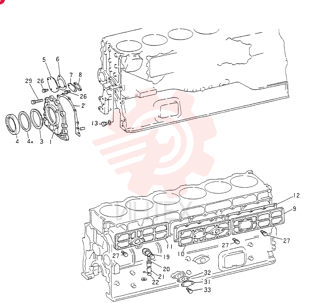 ENGINE ATTACHMENT PARTS(M8)