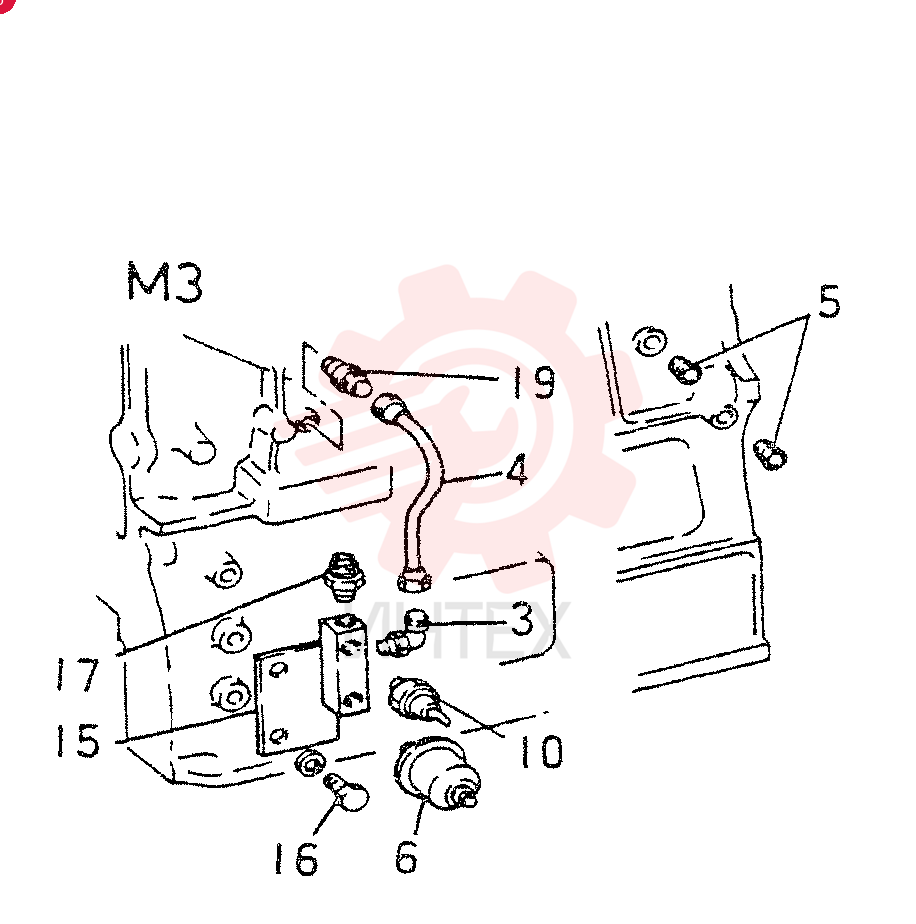 OIL PRESS. SW & GAUGE UNIT (M4)
