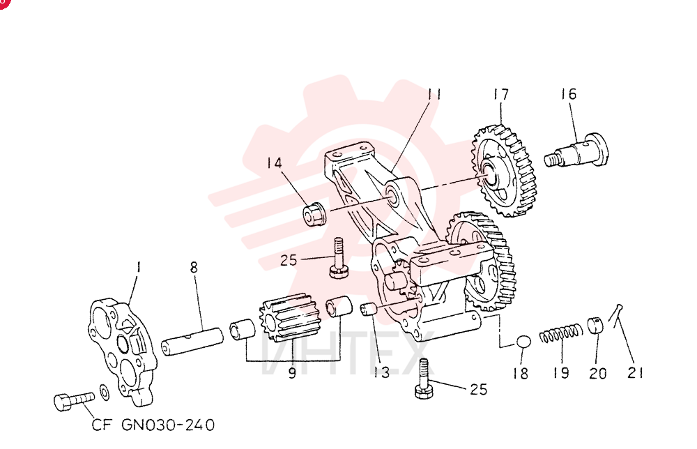 OIL PUMP & GEAR TRAIN (M0)