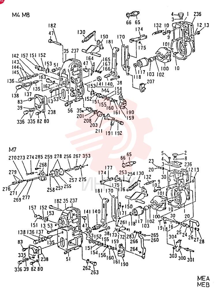 GOVERNOR ASSY, RSV TYPE, M4 ONLY