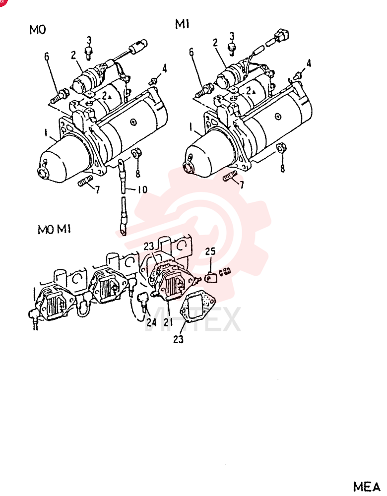 STARTER MOTOR VAME057990 (1)