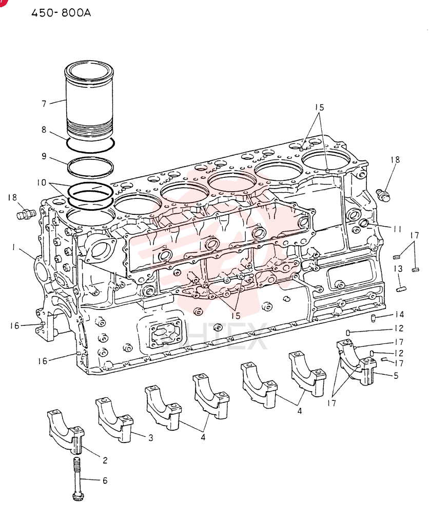 CYL.BLOCK REPAIR KIT(M0)