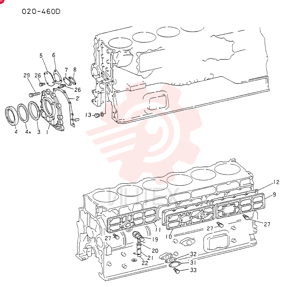 ENGINE ATTACHING PART(M8)