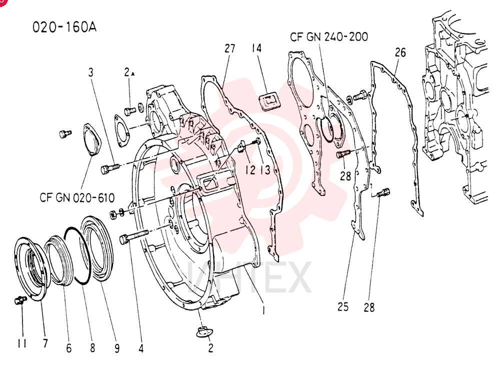 FLY WHEEL HOUSING(M0)