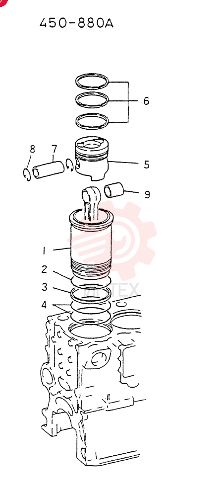 LINER & PISTON KIT(M0)