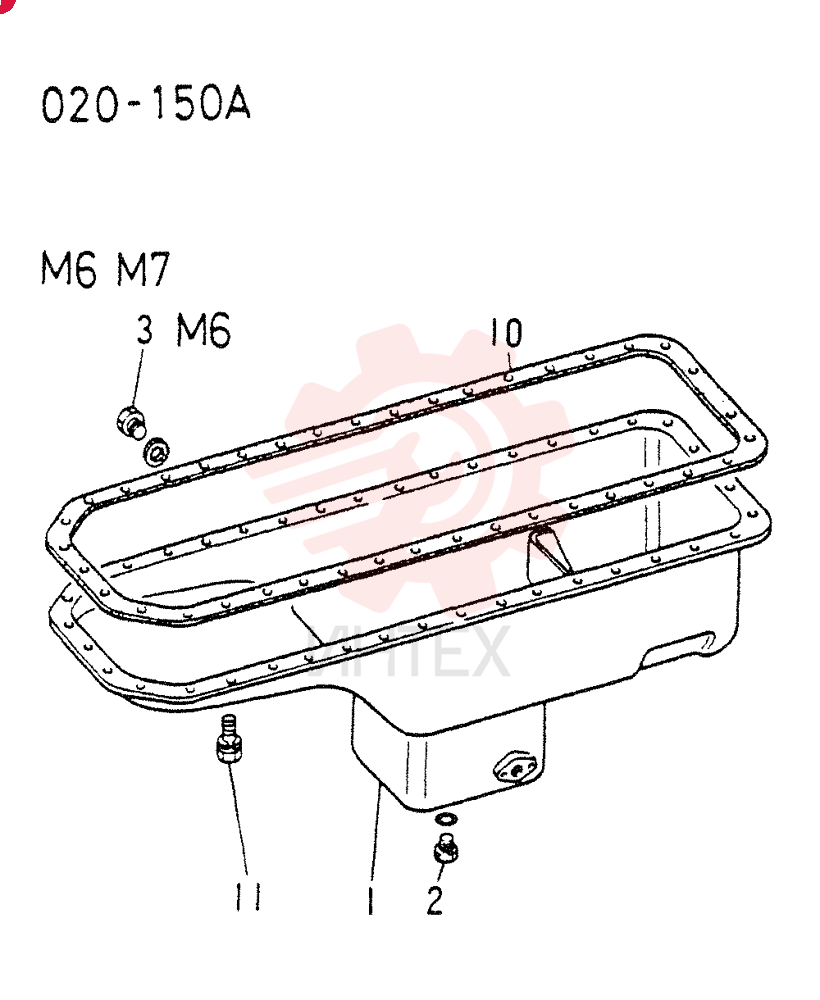 OIL PAN (M6)
