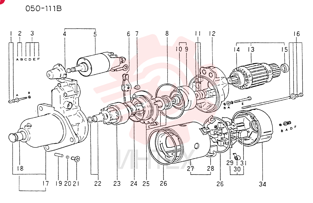 STARTER MOTOR VA3096603010